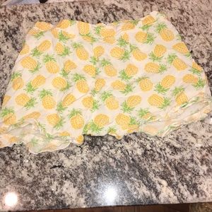 Bethany Mota pineapple shorts